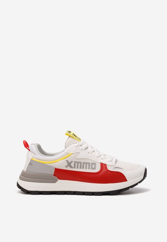 Sneakers barbati Damon albi