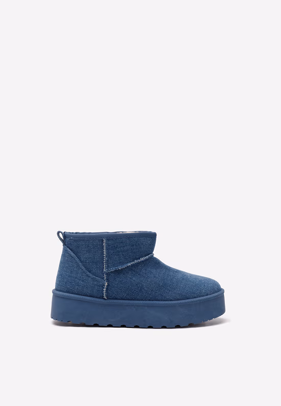 Denim škornji za deklice Adeka V2