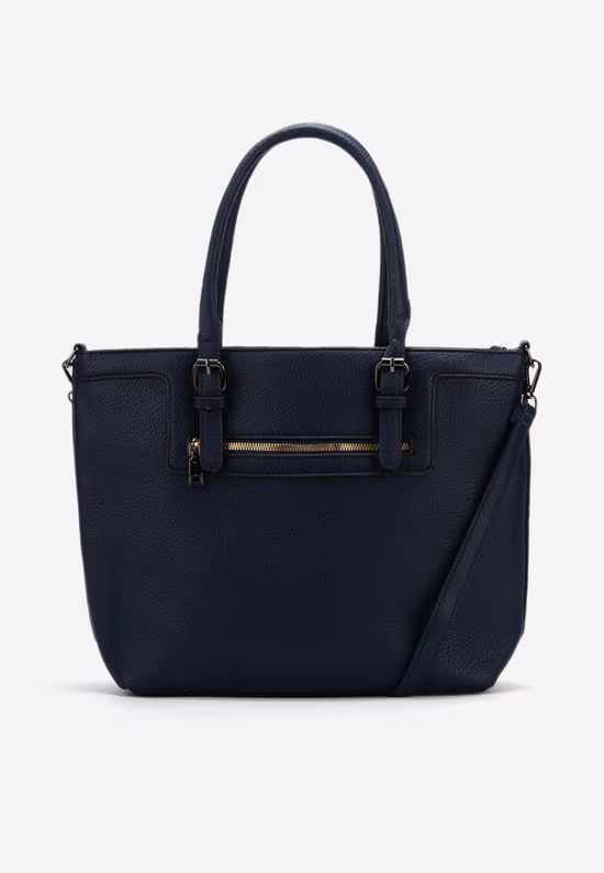 Borsa a mano donna blu Kiersten