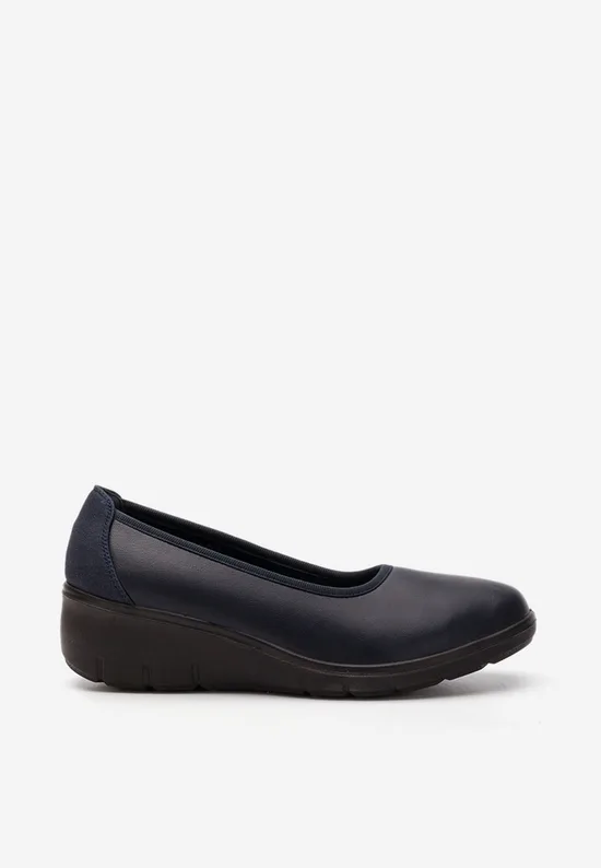 Pantofi cu platforma Aleshia albastri