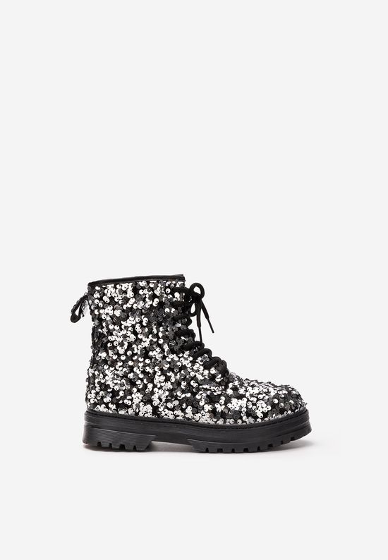 Bottines fille argentées Flipzy