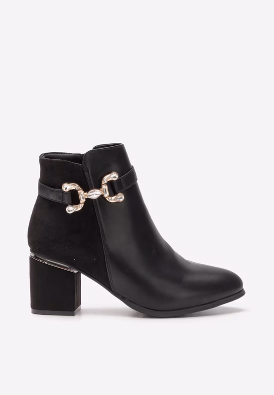 Tronchetti eleganti donna neri Safia