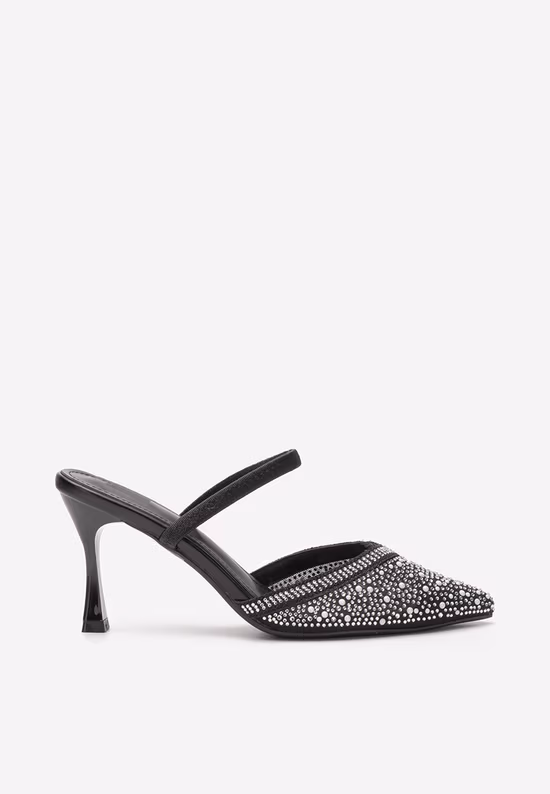 Pantofi stiletto Rosalya negri
