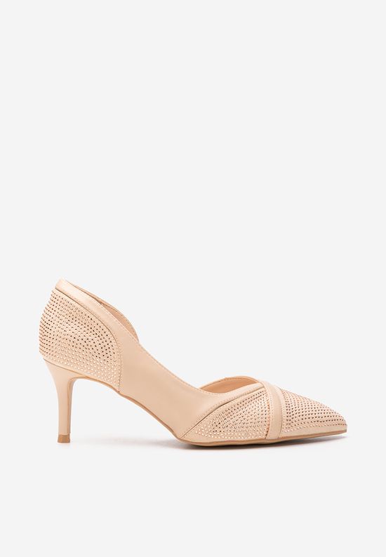 Pantofi stiletto Simone bej