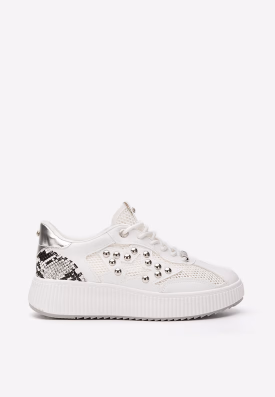 Sneakers dama Jeanetta albi