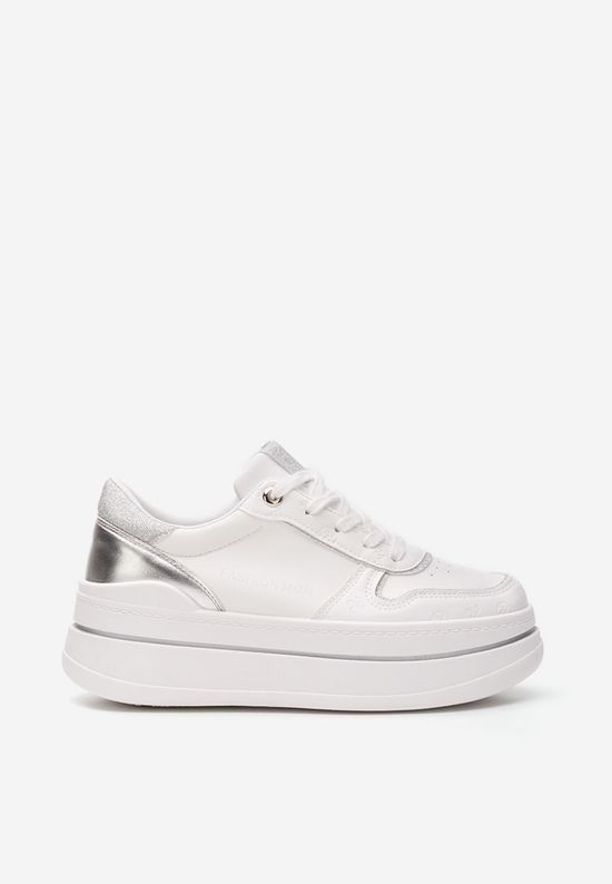 Sneakers cu platformă Katheleen V2 albi