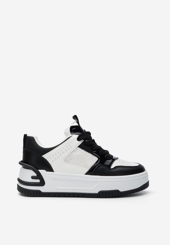 Λευκά sneakers με πλατφόρμα Jenyffer