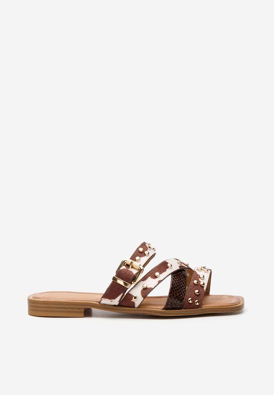 Papuci fara toc Terra camel