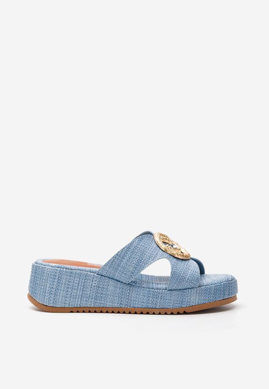 Denim natikači s platformo Augustta