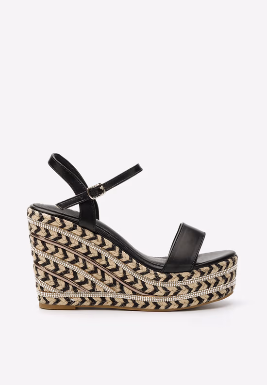 Sandale cu platforma Adysonda negre