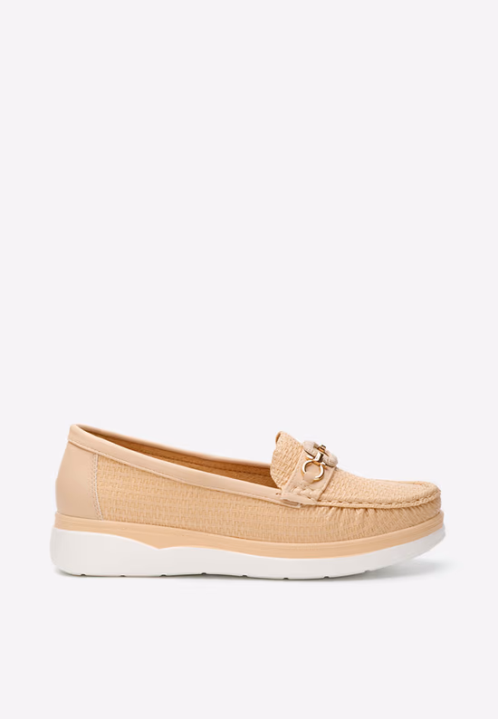 Mocasini dama Brianna bej