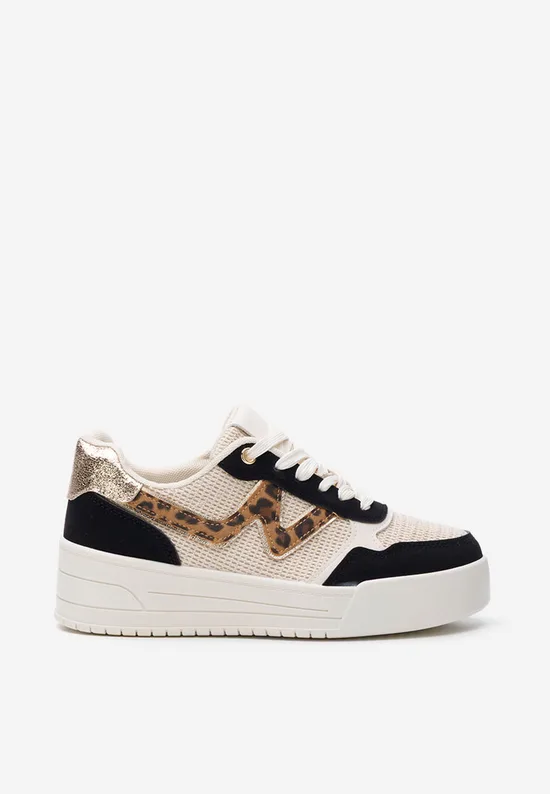 Sneakers cu platformă Caelysa bej