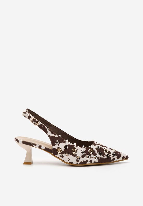 Pantofi slingback Laedi maro