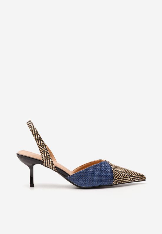 Décolleté slingback multicolori Sophye