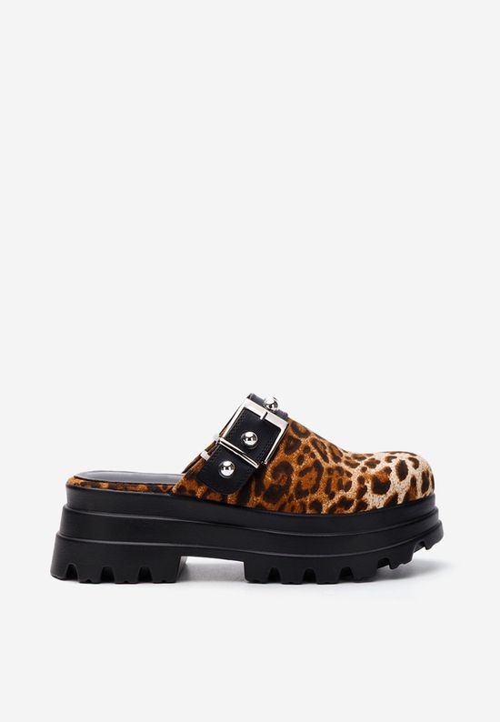 Saboti dama cu platforma Abenya leopard