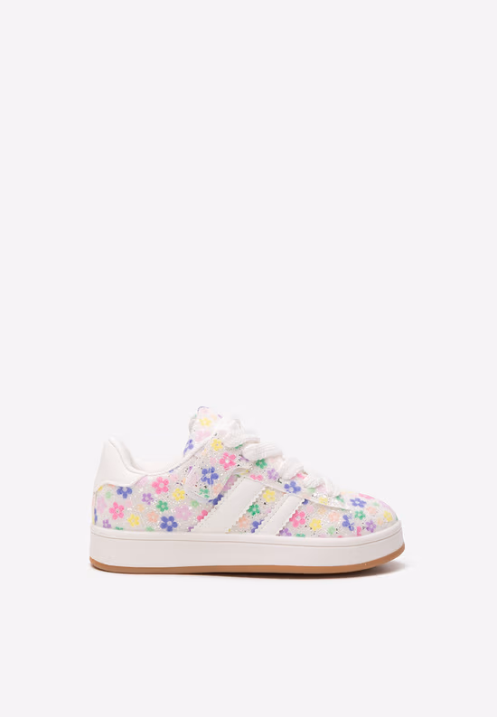 Baskets fille blanches Malina