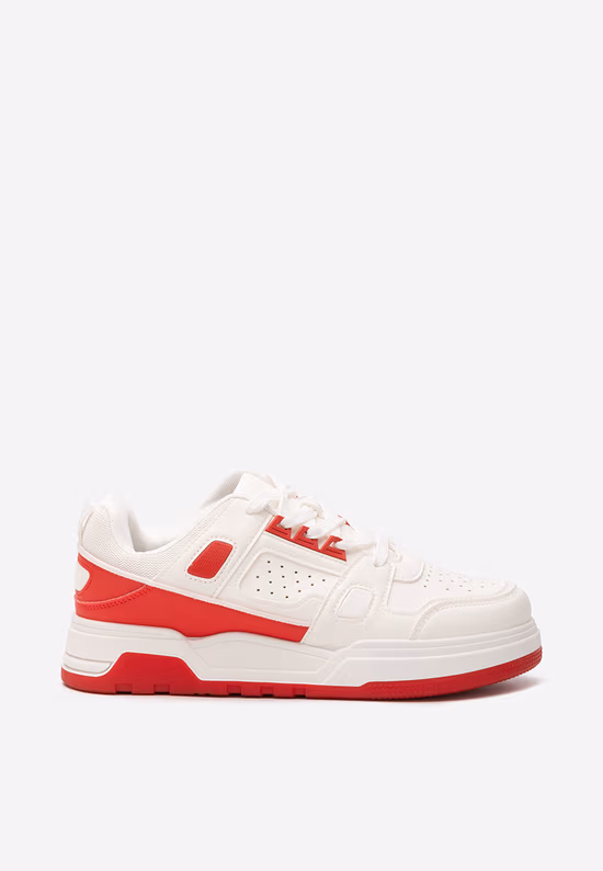 Baskets homme rouges Kenneth
