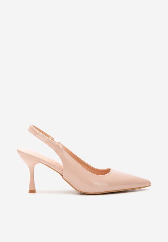 Pantofi slingback Laurina nude