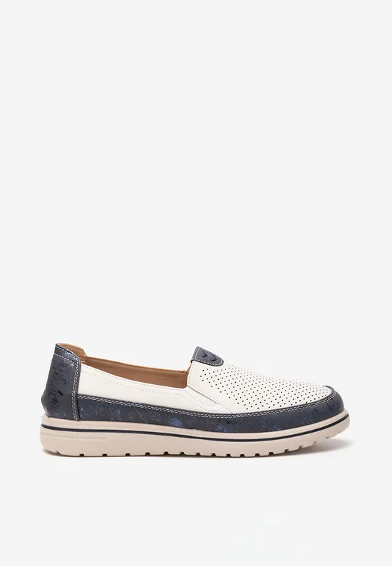 Pantofi casual dama Kalysa V2 albi