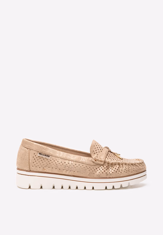 Mocasini dama Manise V4 aurii