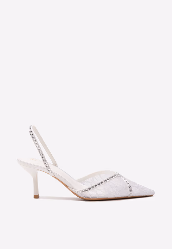 Stilettos blancs Dorisa