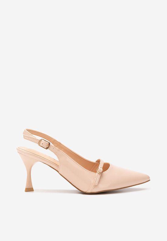Escarpins slingback beiges Pearlie