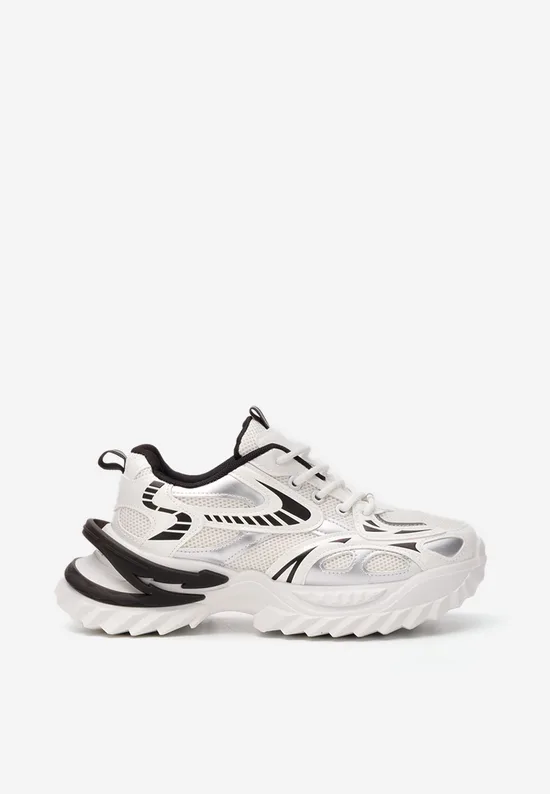 Sneakers cu platformă Willene albi