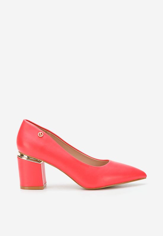 Décolleté eleganti con tacco largo fucsia Nelia V4