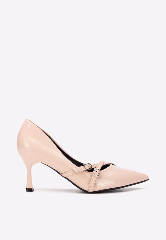 Pantofi stiletto Neena bej