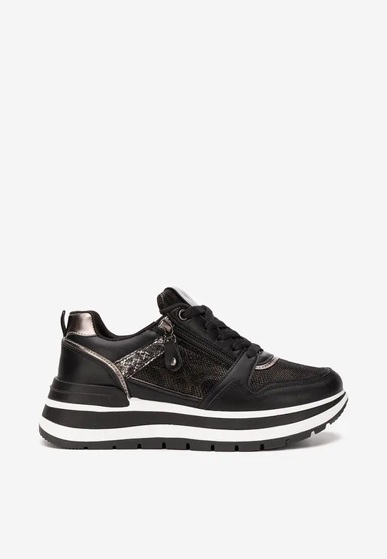 Sneakers cu platformă Selviana V3 negri