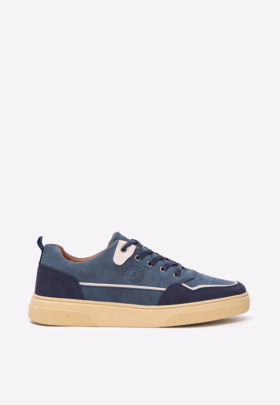 Baskets homme bleu marine Gimy