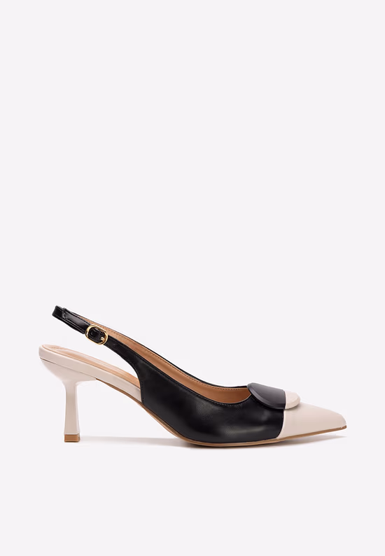 Μαύρες γόβες slingback Serenia