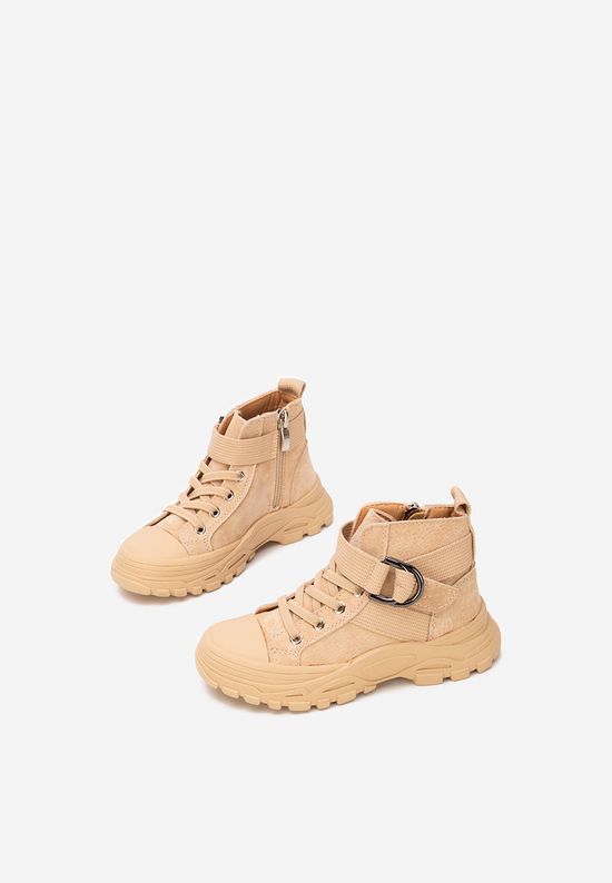 Bottines fille beiges Michelia
