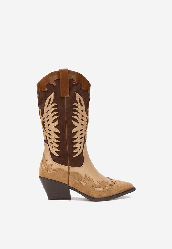 Cizme cowboy dama Jasnira maro
