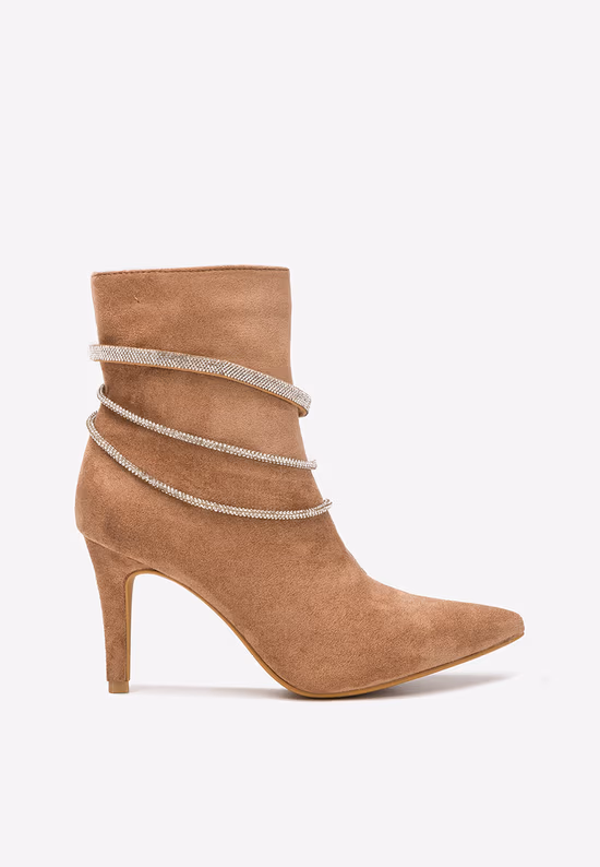 Botine elegante Lorreta camel
