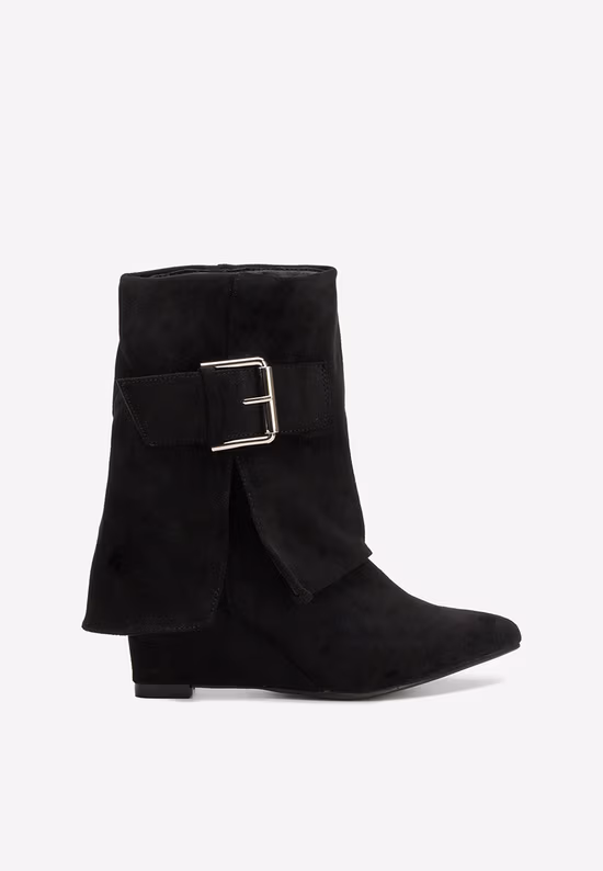 Bottines compensées noires Irinea