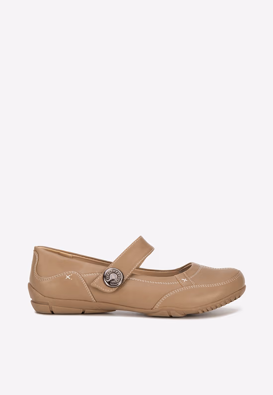 Khaki balerina cipő Chedia