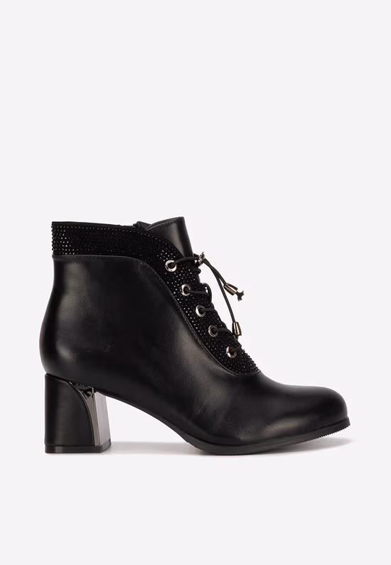 Ghete cu toc Larae V2 negre