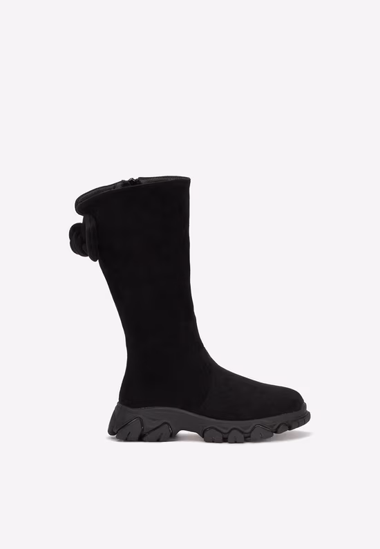 Bottes fille noires Cryna