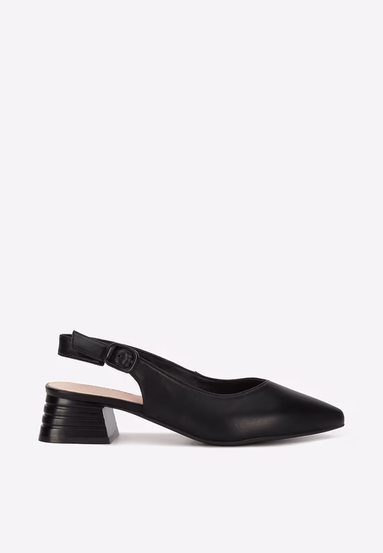 Pantofi slingback Ranina negri