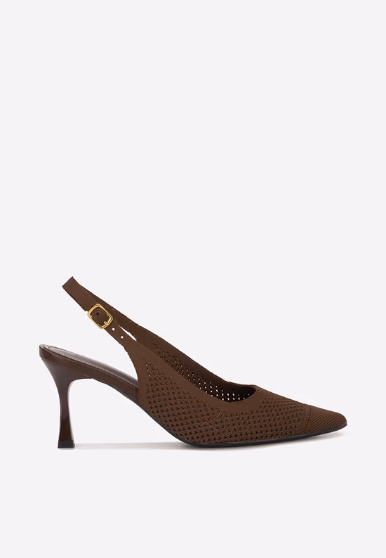 Escarpins slingback marron Veliria