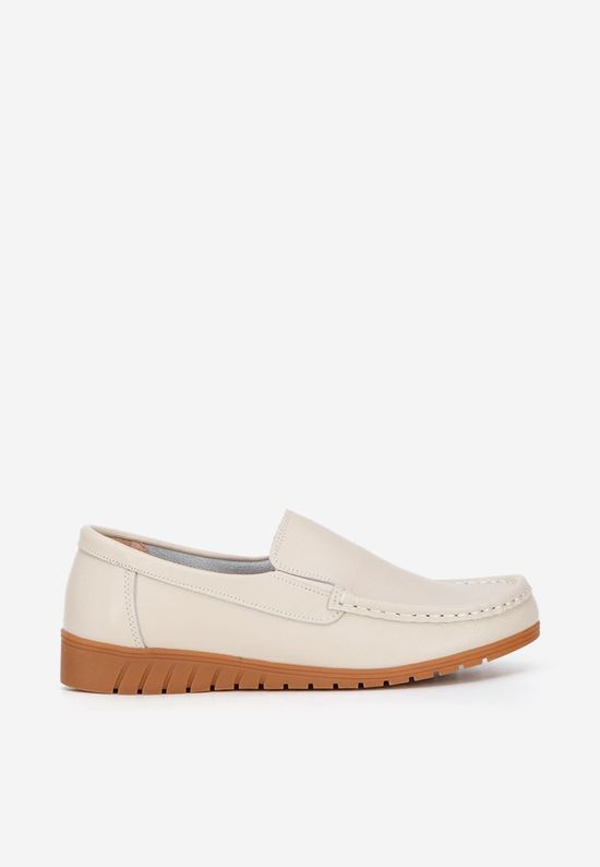 Mocasini dama piele Panoma bej