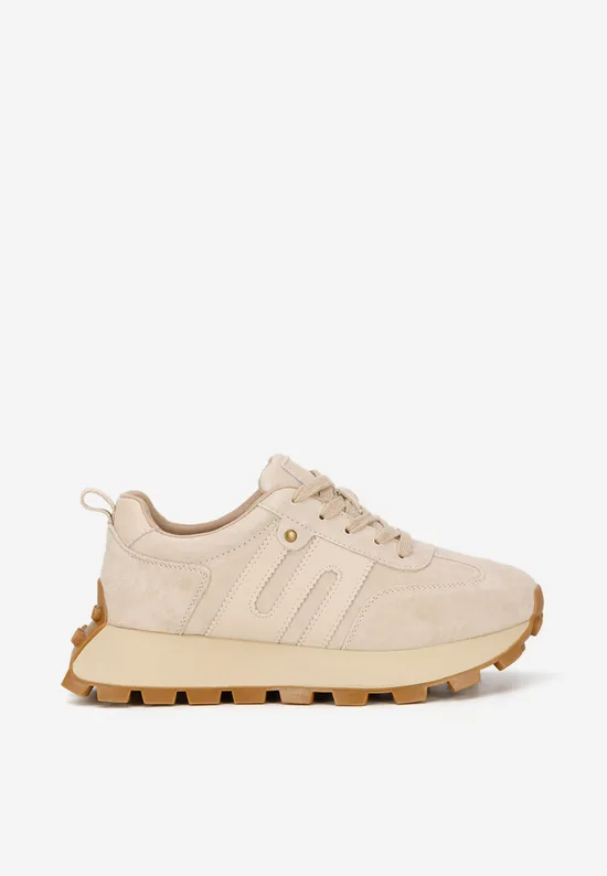 Sneakers dama piele Jomelia V2 bej