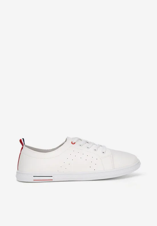 Λευκά sneakers γυναικεία Melonia