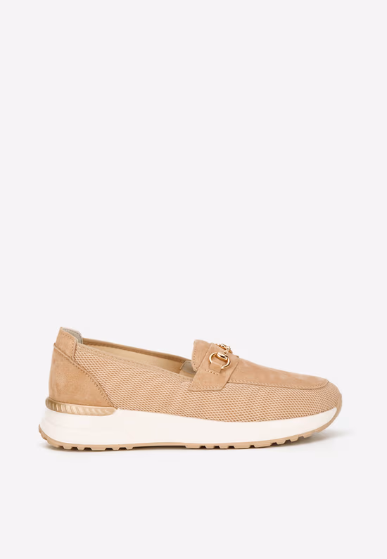 Mocasini dama piele Hermony bej