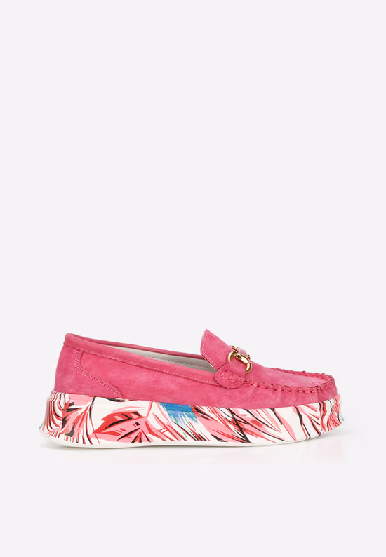 Mocasini dama Tanielia fucsia