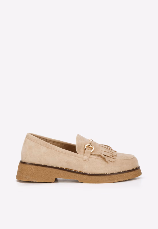 Mocasini dama Kemily bej