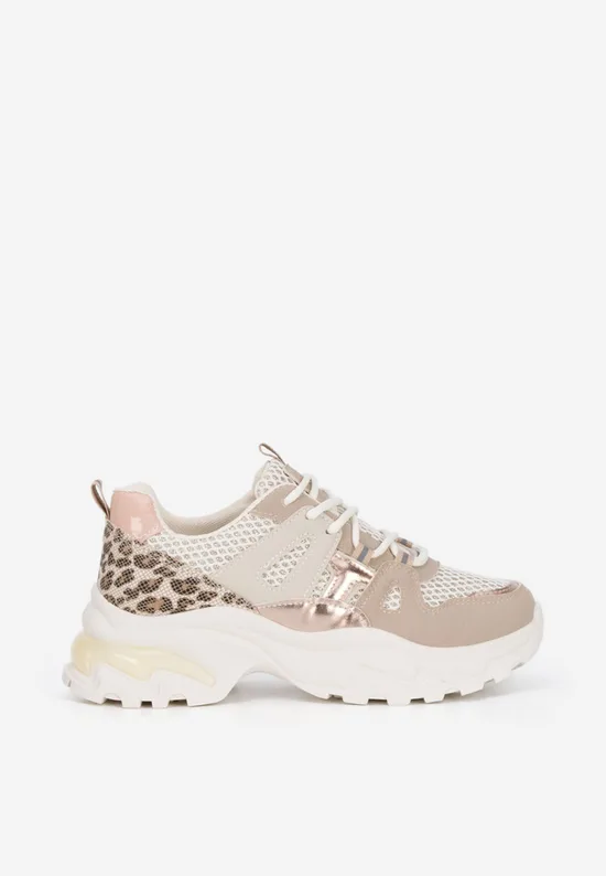 Sneakers cu platformă Kiria bej