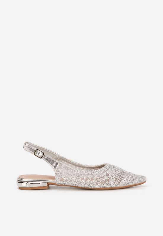 Ballerine donna argento Kapia