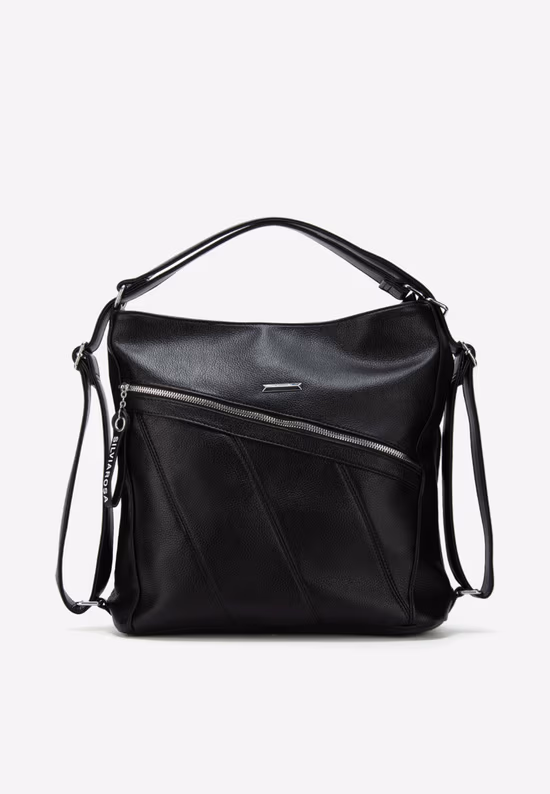 Geanta de mana dama Silvia Rosa 25079H neagra